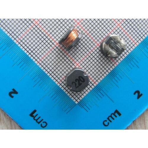 Free ship 100PCS High Quality CD75 22uh 220 1.6A Winding SMD Power Inductor Wire Wound inductor 22UH
