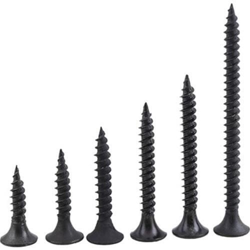 GuHua Reinforced KA Phillips Countersunk Head Self Tapping Screw Galvanized Cross Flat Head Wood Screw Drywall Nail M3.5 100pcs