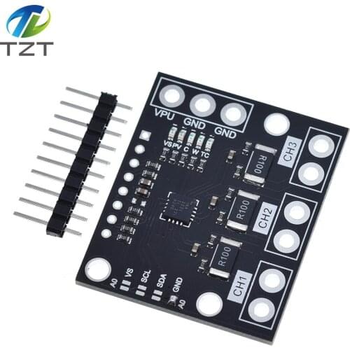 INA3221 Triple-Channel Module, High-Side Measurement, Shunt and Bus Voltage Monitor with I 2C- and SMBUS-Compatible Interface