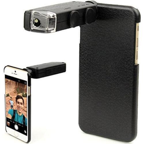 Phone Lenses Kit 60X-100X Digital Zoom Lentes Magnifier Microscope With Led Case For Samsung Galaxy note 2 3 4 5 7 S7 S4 S5 S6