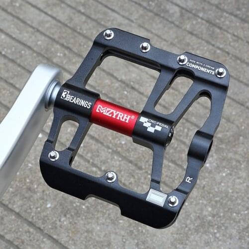 MZ-S12 ultralight non-slip flat bicycle pedal CNC aluminum alloy road mountain bike universal seal 3 bearing mtb pedal