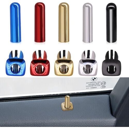 Car Door Latch Pin Door Screw Knob Cap Cover Trim For BMW X5 X3 X1 330i 325i F10 F02 F07 E70 E84 E90 F35 F18 E70 E89