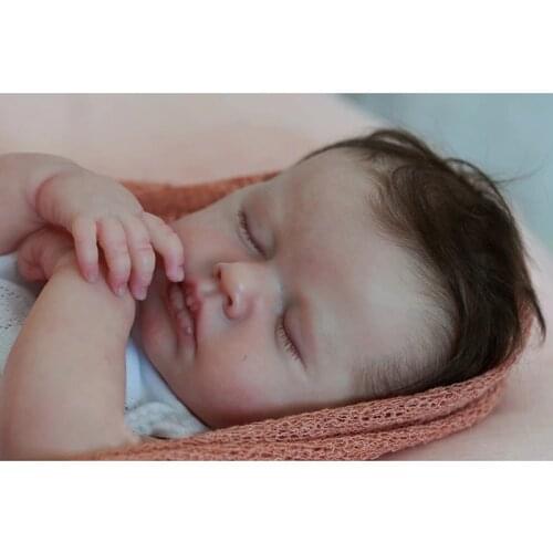 Reborn Kit 20 Inches Loulou Unpainted Unfinished Doll Parts Bebe Reborn Diy Blank Reborn Vinyl Doll Kit