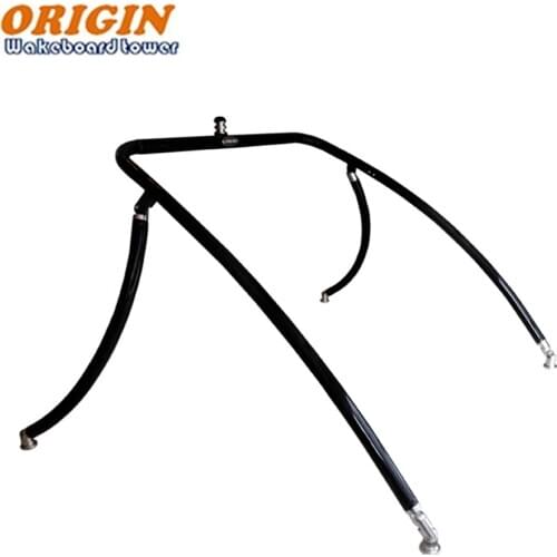 Origin advancer boat wakeboard tower/2.25" Tube/Glossy Black/5 Year Warranty