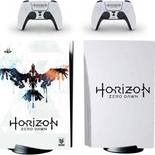 Horizon zero Dawn Vinyl Decal PS5 CD Skin Sticker for PlayStation 5 PS 5 CD Version Console and Controller Protective Cover