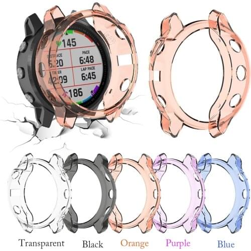 Protective Case For Garmin Fenix 6S Smart Watch TPU Protector Case For Fenix6S Watch Protector Silicone Cases Excitement