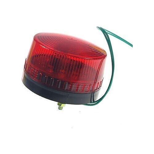 1PCS 24VDC RED LED Beacon Warning Signal Light Alarm Caution Lamp Spiral Fixed