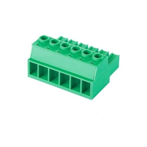 10pcs Plug-in Terminal Block 2EDGSKT 2EDGSTV 2EDGSTRA 2EDGSTRB 7.62mm 2P 3P 600V 41A Slotted Brass 2P 3P