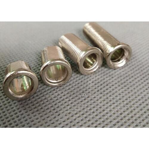 10Pcs/lot M10 Round Head Hollow Chamfered Tooth Pipe Bolt Edge Milling Screw Led Rail Lamp Accessories Connection Tapping Screw