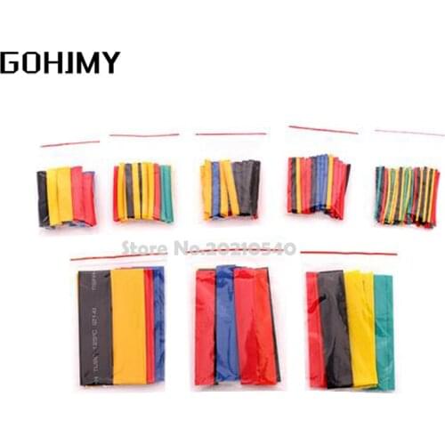 164pcs/Set Heat shrink tube kit Insulation Sleeving termoretractil Polyolefin Shrinking Assorted Heat Shrink Tubing Wire Cable