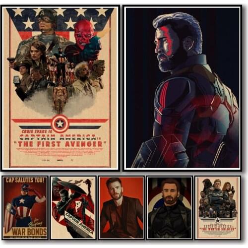 49 Designs Chris Evans Kraftpaper Poster Artwork Fancy Wall Sticker for Coffee House Bar