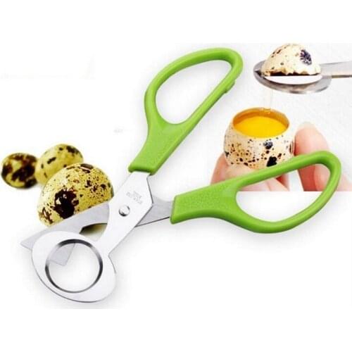 500pcs Hot sale Pigeon Quail Egg Scissor stainless steel Bird Cutter Opener Kitchen Tool Clipper