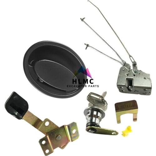 PC200-8 cab door lock assembly
