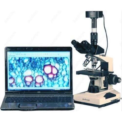 AmScope Supplies 40X-2000X Laboratory Clinic Veterinary Trinocular Microscope + 3MP Digital Camera