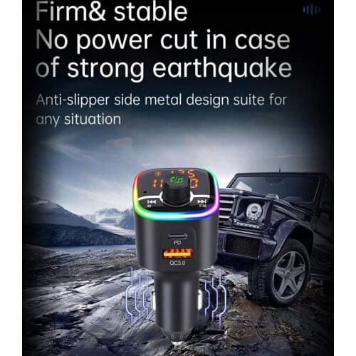 Dual USB Fast Charger Car Accessories Car Bluetooth FM Transmitters Bluetooth FM Transmitter Car Player Kitss