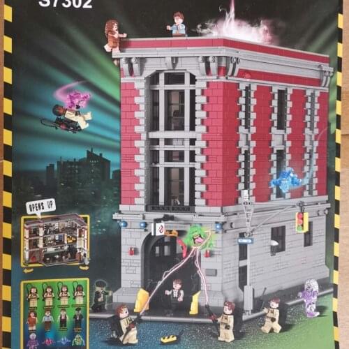 Big Magic Movie Series GHOSTBUSTERS Firehouse Headquarters 75827 Buidling Blocks Kits 4634Pcs Bricks Kids Education Toy Gifts