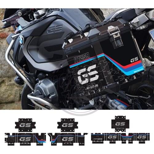 Reflective PET Decal Case For BMW R1200GS R1250GS Adventure 2004-2020 Motorcycle Real Side Trunk