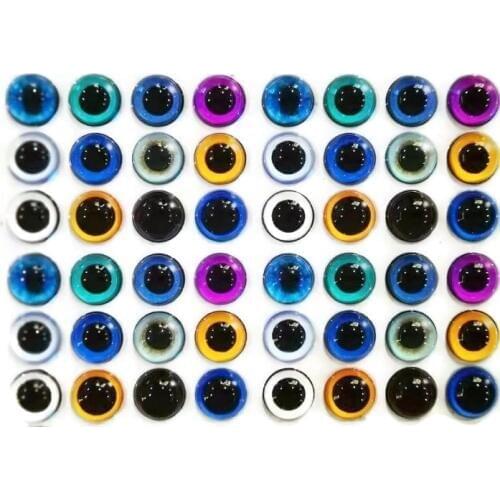 DIY eyes glass eyes for Wool felt crochet doll 48pcs 12mm