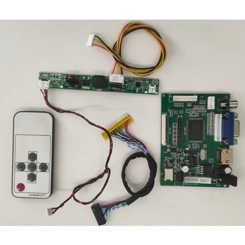Kit Work for M240HTN01 Controller Board remote 1920X1080 Screen driver monitor DIY LVDS panel 30pin LED 2AV HDMI VGA LCD