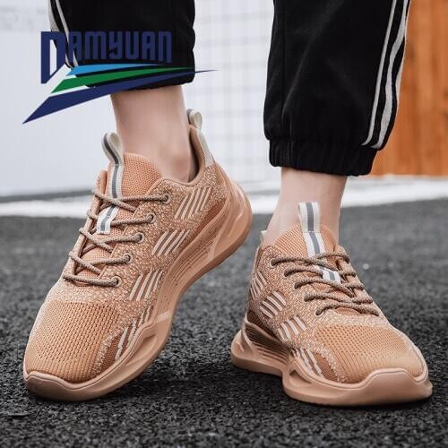 Damyuan Running Shoes Fashion Breathable Comfortable Summer Mens Sneakers Non-slip Wear-resistant Casual Mens Sports Shoes