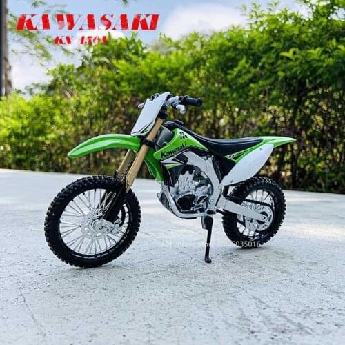 Maisto 1:12 Kawasaki KX-450F simulation alloy motocross authorized motorcycle model toy car Collecting gifts Die casting model