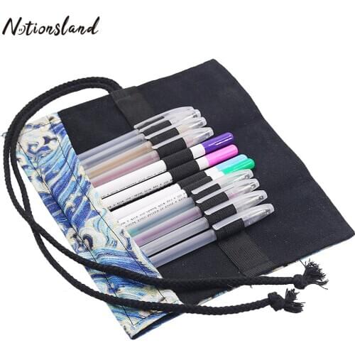12pcs/Set Water Soluble Fabric Marking Pens Tailors Chalk for Cloth Sewing Tracing and Stitching Marking Pens with Storage Bag