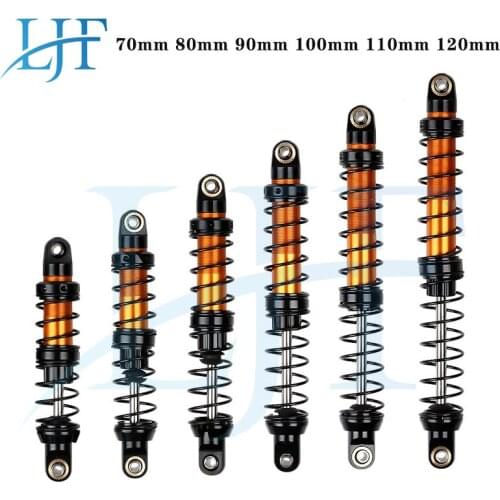 Metal 70mm 80mm 90mm 100mm 110mm 120mm Shock Absorber Oil Damper for 1/10 RC Crawler Car Axial SCX10 90046 AXI03007 TRX4 TRX6