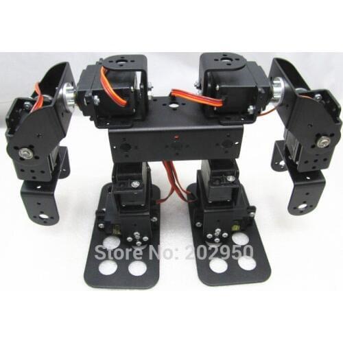 1set 8DOF Humanoid Robot Kit Walking Bipedal Steering Gear Bracket Part Including Servo And Servo Horn