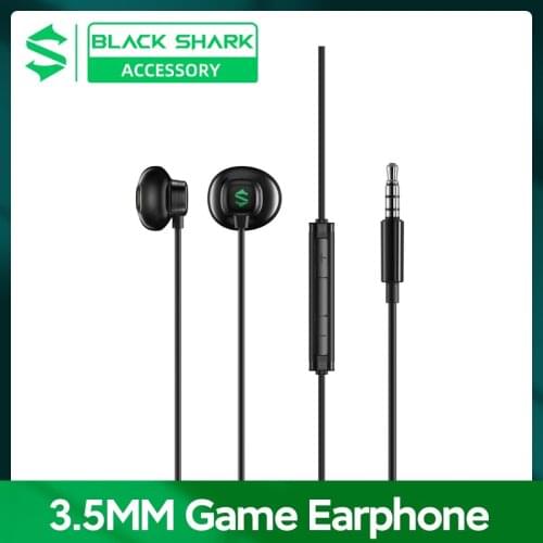 NEW Black Shark 3.5mm Gaming Earphone Half In-Ear Professional Game Headset For Redmi Poco F2 Pro X3 Black Shark 3 Pro