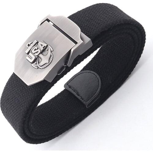 Canvas Tactical Belt Men High Quality 4mm Thick 38mm Wide Metal USA Buckle Pants Accessories New Unisex Outdoor Training Belt