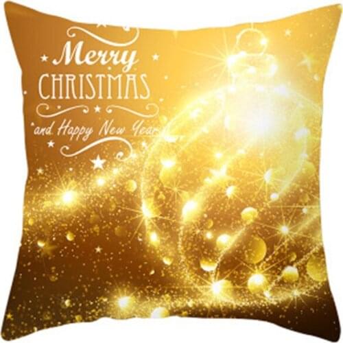 Christmas Polyester Cushion Cover Sofa Cushions Plant Throw Pillow Christmas Decorations For Home Xmas Decoration 2021 5z