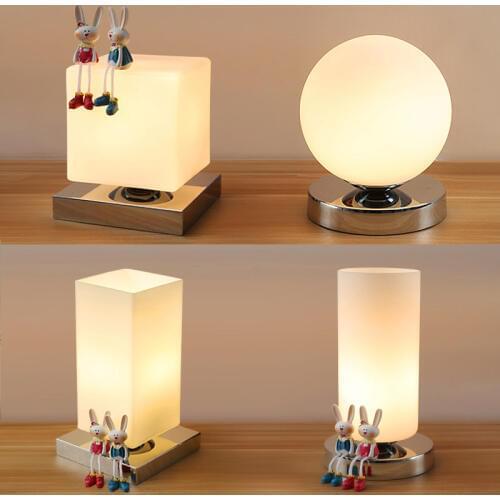 Modern Table Lamp Iron Body and Wood Base Table Lights For Bedroom Livingroom Children Reading Simple Desk Lamp Lighting