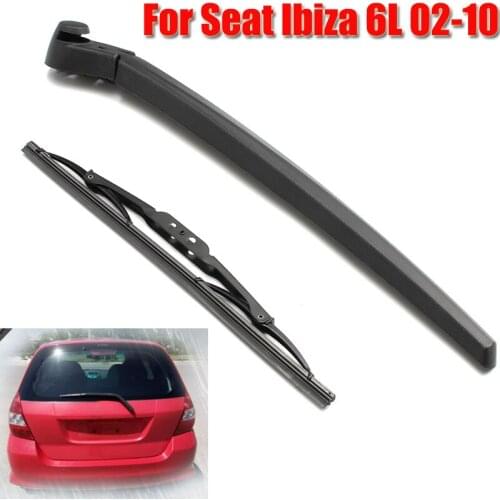 2Pcs New Rear Wiper Back Windscreen Wiper Arm High Quality Rear Window Windscreen Wiper Blades For Seat Ibiza 6L 2002-2010