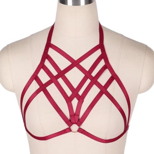 Womens Lingerie Strap Belt Harness Bondage Cosplay Harajuku Bdsm Stockings Erotic Lingerie Sexy Cage Bra Costumes Body Garter