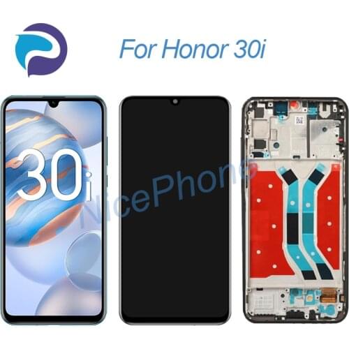 For HONOR 30I LCD Screen + Touch Digitizer Display 2400*1080 LRA-LX1 HONOR 30I LCD Screen display