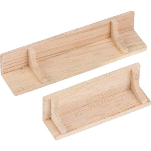 1:12 Dollhouse Miniature Wood Wall Mount Shelf Storage Furniture Accessories Miniature Kitchen