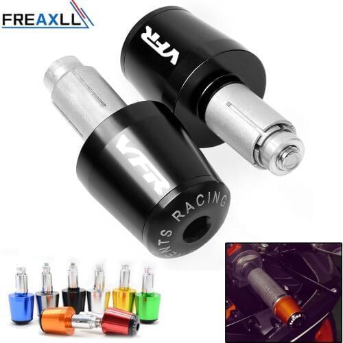 7/8'' 22mm For Honda VFR400 NC30 VFR750 F VFR800 F VFR1200 F CNC Aluminum Motorcycle Handlebar Moto Handle Bar Grips Ends