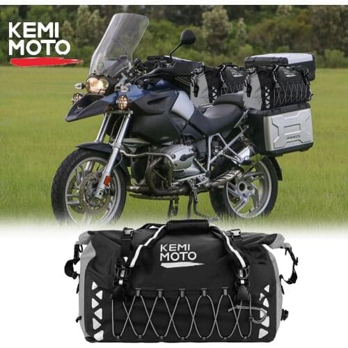 For BMW R1200GS R1250GS R1200GS 1200 GS LC ADV Adventure 65L Motorcycle Luggage Travel PVC Bag Waterproof Outdoor Saddle Bag