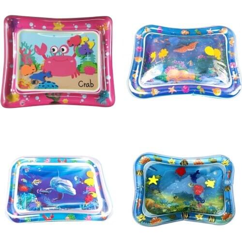 Baby Inflatable Patted Pad Multifunction Water Play Mat Creative Toddler Activity Sensory Stimulation Cushion Crawling Kids Toy