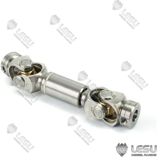 LESU 66-73MM Metal Drive Shaft for TAMIYA 1/14 Scania RC Benz Tractor Truck Dumper DIY Model