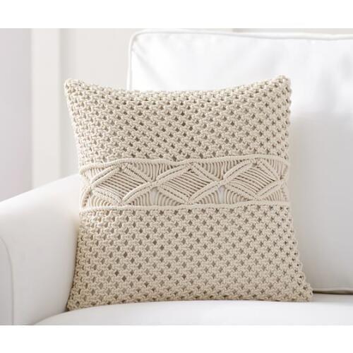 Macrame Pillow Cover Boho Cushion Cover 100% Cotton Wedding Pillow Cover Boho Home Decor, Custom Size and Color