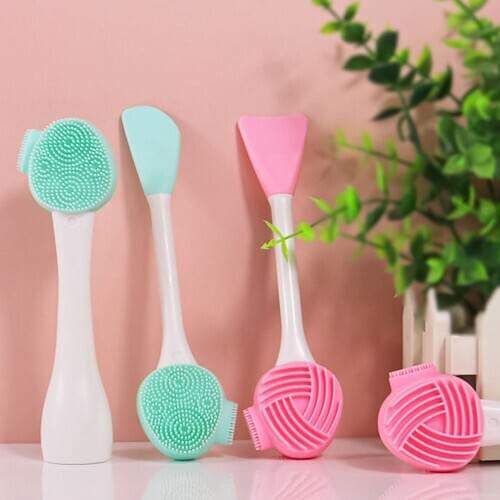New Soft Silicone Facial Cleansing Mask Brushes Exfoliating Pore Cleaner Skin Care Tool Massager Beauty Nose Brush For Daily