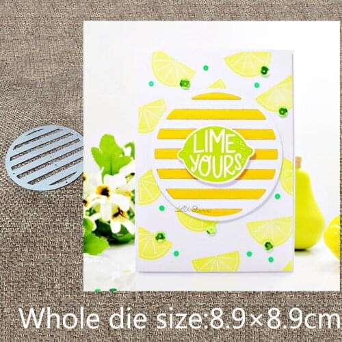 New Design Craft Metal stencil mold Cutting Dies Circle Stripe decoration scrapbook die cuts Album Paper Card Craft Embossing