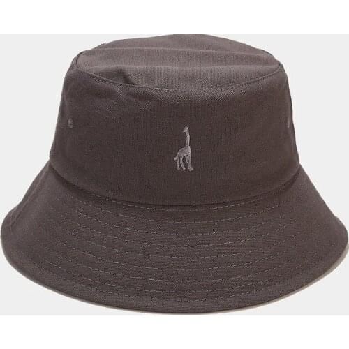 Bucket Hat Women Summer Sun Beach Spring Men Wide Brim Sun Protection Hiphop Giraffe Pattern Accessory For Teenagers