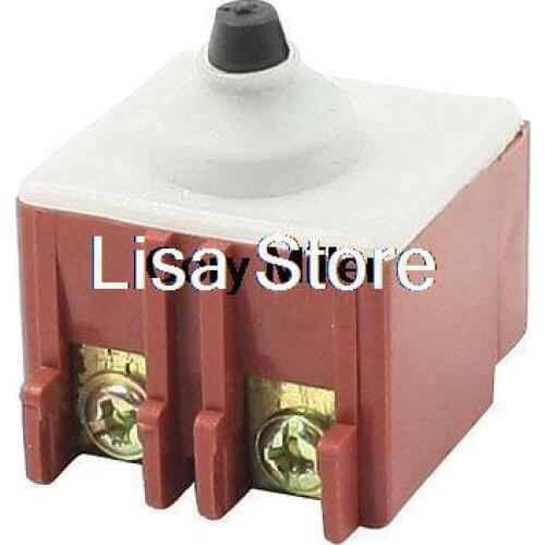 Angle Grinder AC250V 6A 125VAC/12A DPST NO Push Button Switch for Bosch 6-100
