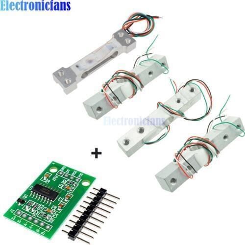 Load Cell 1KG 2KG 3KG 5KG 10KG 100G HX711 AD Module Weight Sensor diy Electronic Scale Aluminum Alloy Weighing Pressure Sensor