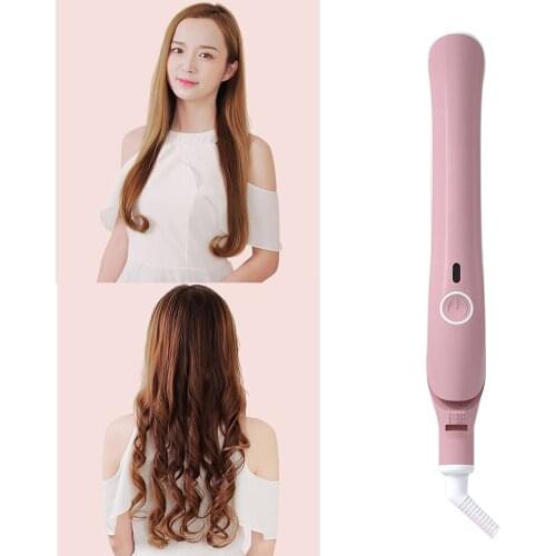 2 in 1 Flat Hair Straightener Curling Iron Beauty Salon Styling Tool Hair Curler Multifunction Mini Portable Hair Styling Tools