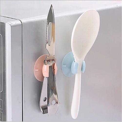 1 pcs Portable Rice Cooker Spoon Holder Kitchen Organizer Tools Rice Spoon Stand Creative Storage Gadget Ladle Rack