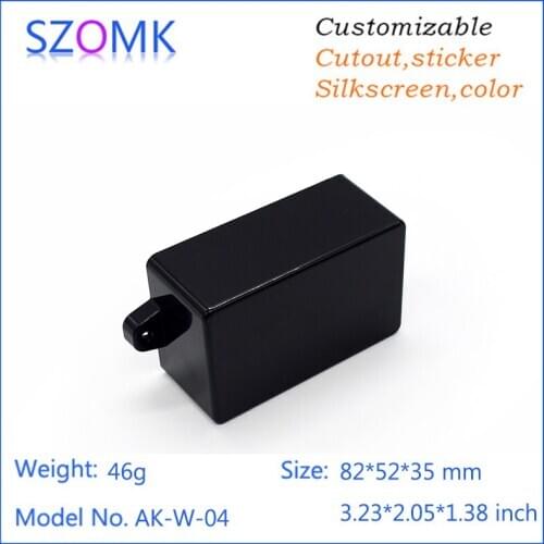 10pcs szomk good qualtity Electrical plastic junction box case instrument housing case control box 82*52*35mm