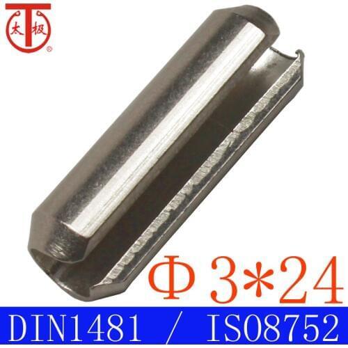 3*24)DIN1481 / ISO8752 spring pin /Slotted Spring Pin ( Coiled pin ) 100 pieces/lot